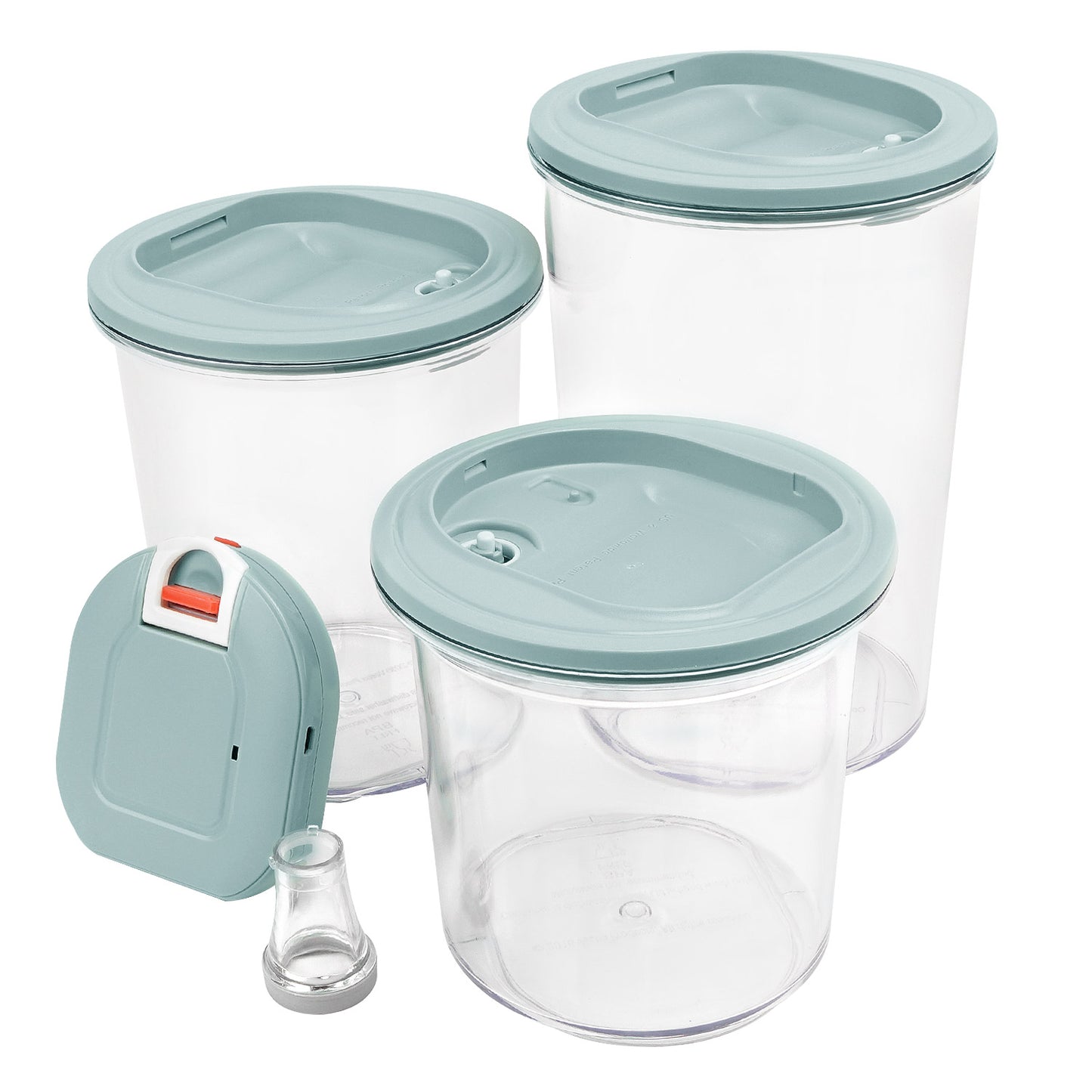 PACK Set de Recipientes al Vacío MakeCuisine y Tostador 4 Rebanadas SMEG