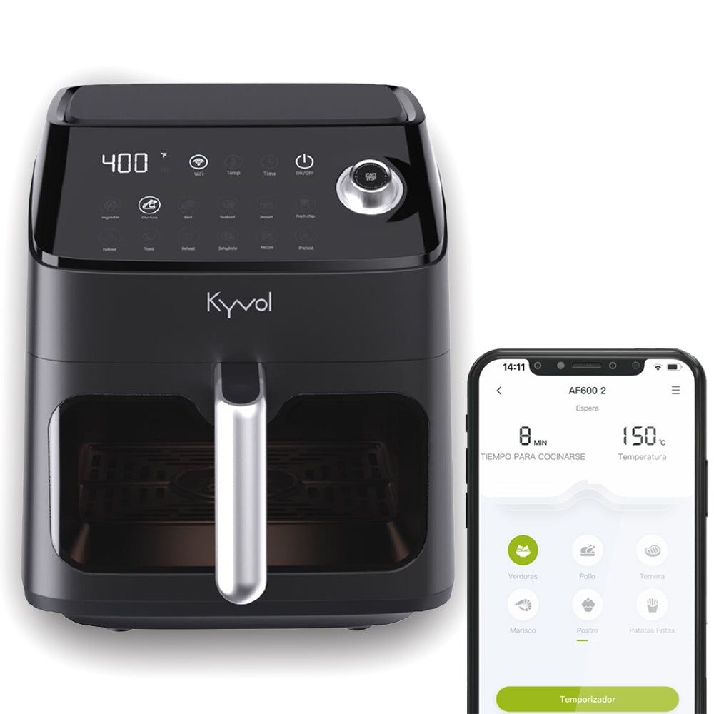 KYVOL AF600 WiFi - Freidora sin Aceite de Aire Caliente