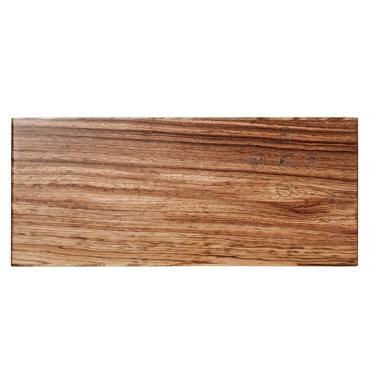 BOSK Altavoz HiFi - Wifi / Bluetooth. Diseño Único en Madera de Zebrano 100% Natural, Multiroom y Multichannel. Spotify, Airplay, DLNA, Óptica, 70W