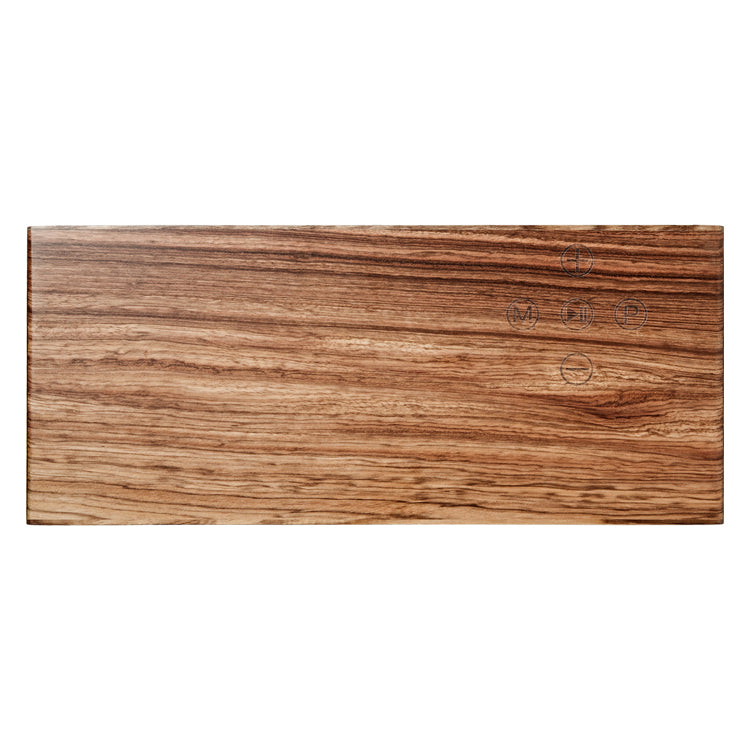 BOSK Altavoz HiFi - Wifi / Bluetooth. Diseño Único en Madera de Zebrano 100% Natural, Multiroom y Multichannel. Spotify, Airplay, DLNA, Óptica, 70W