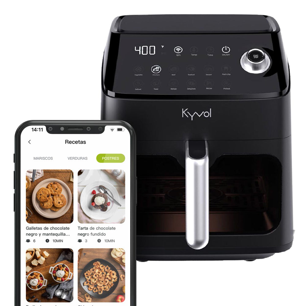 KYVOL AF600 WiFi - Freidora sin Aceite de Aire Caliente