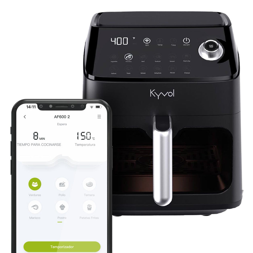 KYVOL AF600 WiFi - Freidora sin Aceite de Aire Caliente