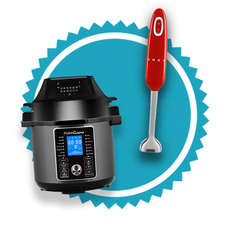 PACK MakeCuisine TopChef 2 en 1 + SMEG Kit Batidora de Mano