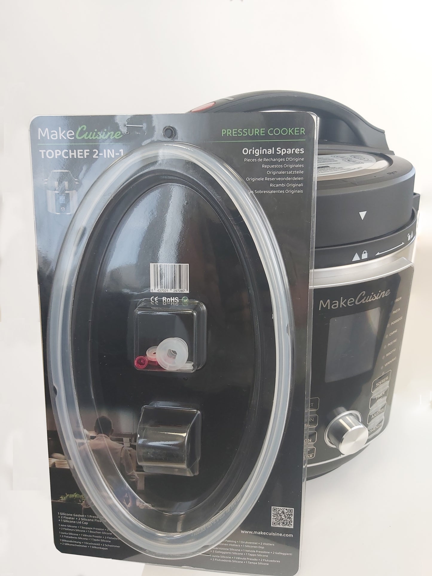 BLISTER CON PACK DE RECAMBIOS PARA OLLA TOPCHEF 2 EN 1