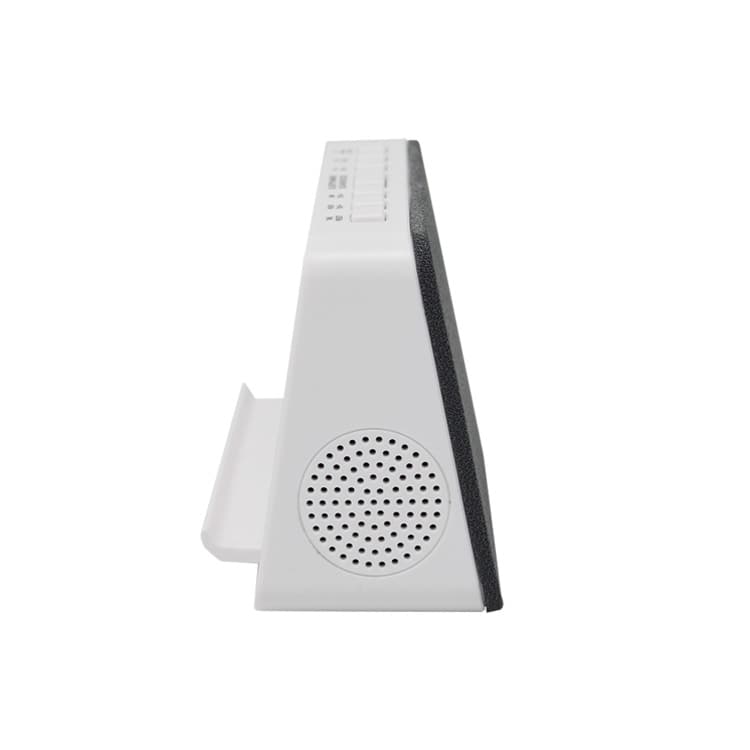AIC - Radioreloj Despertador FM con Base de Carga inalámbrica QI para móviles, 10 Emisoras, Función de Alarma dual, Puerto de Carga USB, Atenuador "dimmer" de 3 pasos. Mod. WM3020i